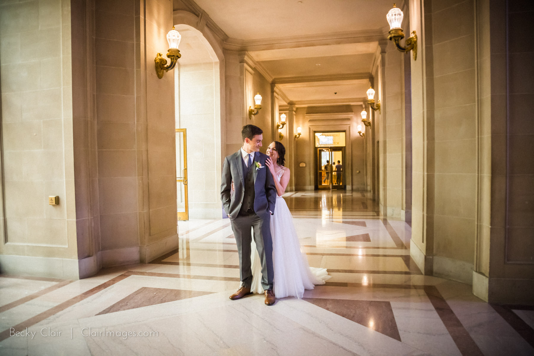 San Francisco Weddings - San Francisco City Hall © Clair Images 2017