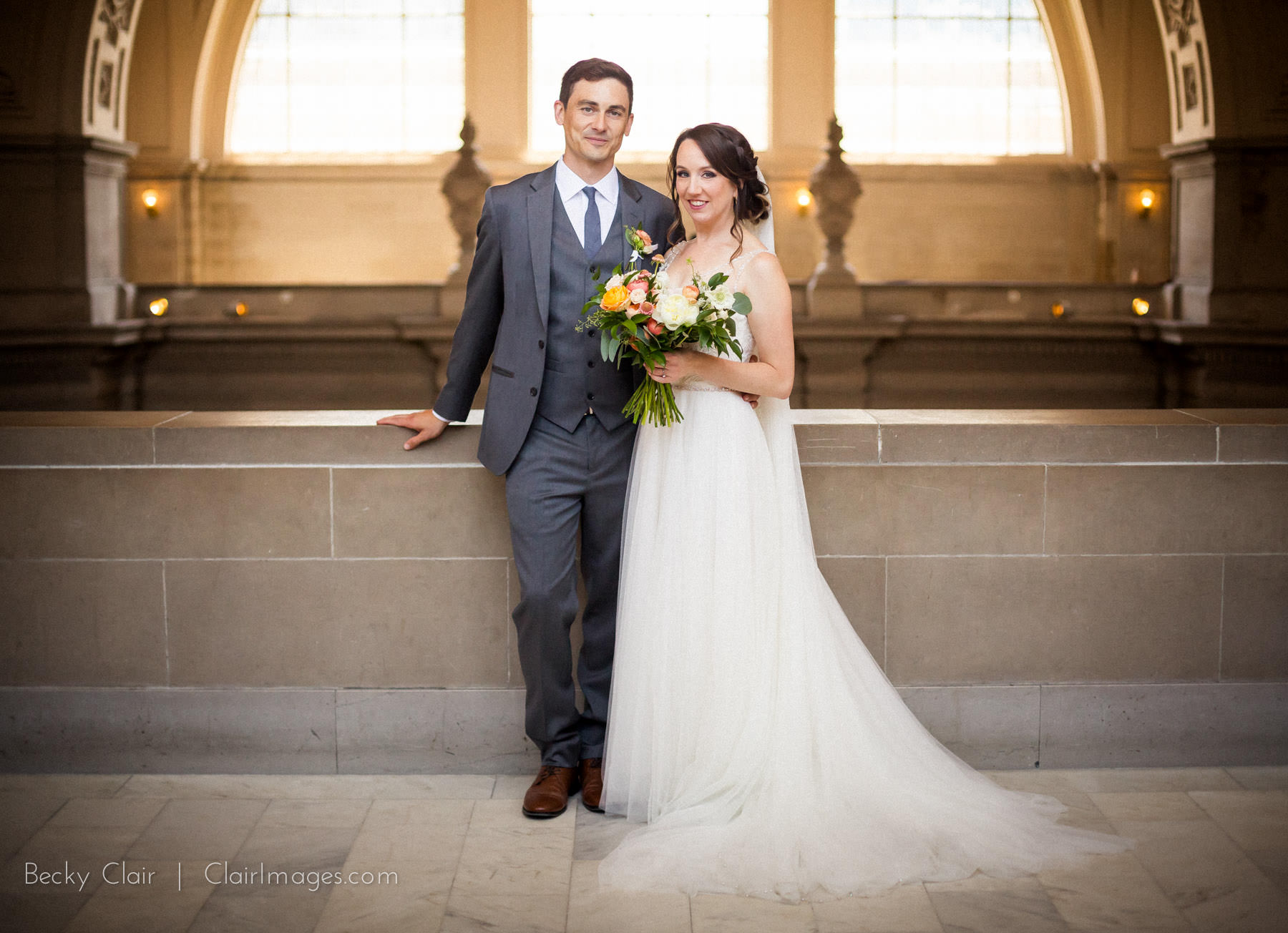 San Francisco Weddings - San Francisco City Hall © Clair Images 2017