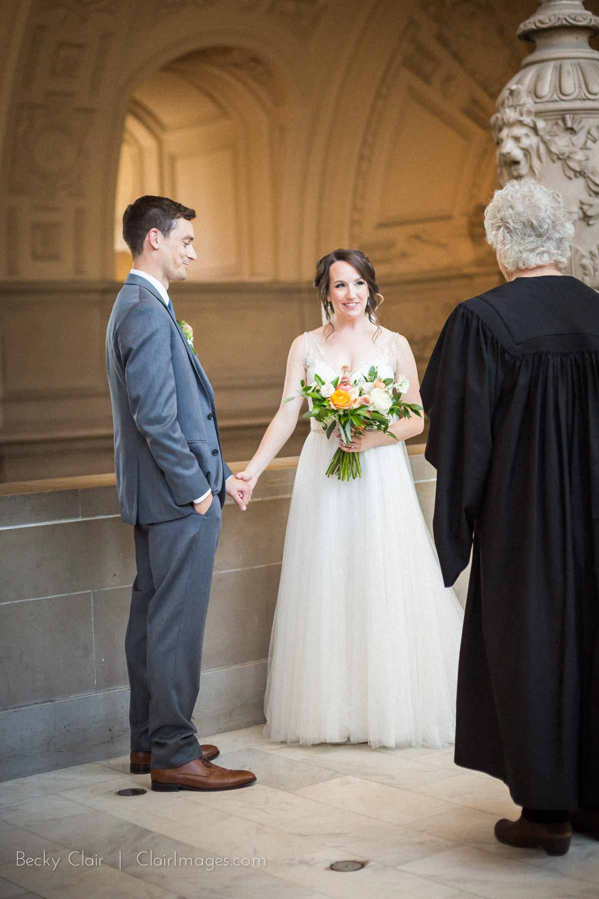 San Francisco Weddings - San Francisco City Hall © Clair Images 2017