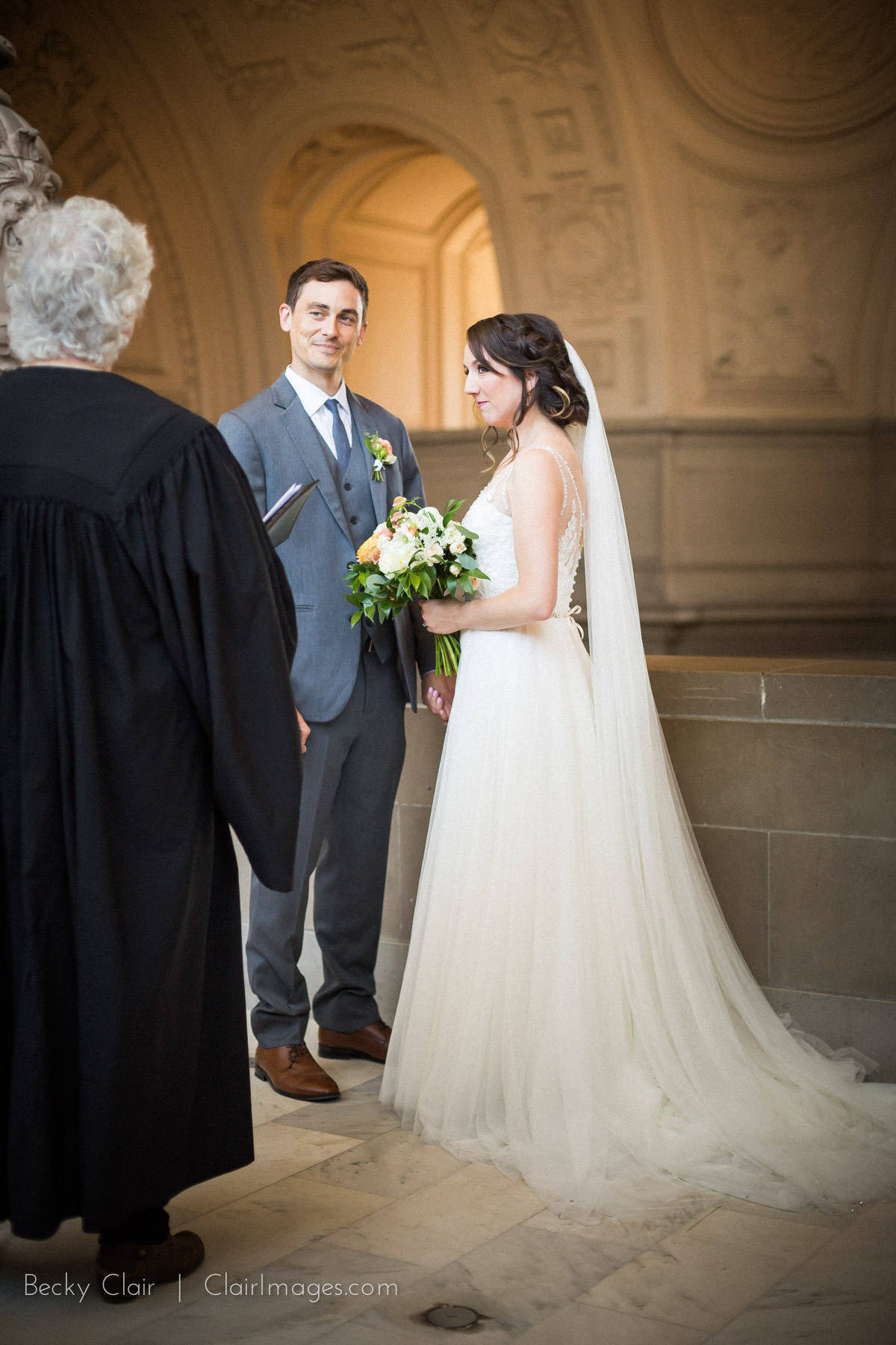 San Francisco Weddings - San Francisco City Hall © Clair Images 2017