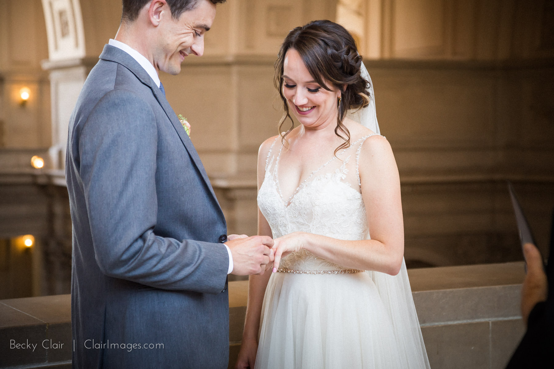 San Francisco Weddings - San Francisco City Hall © Clair Images 2017