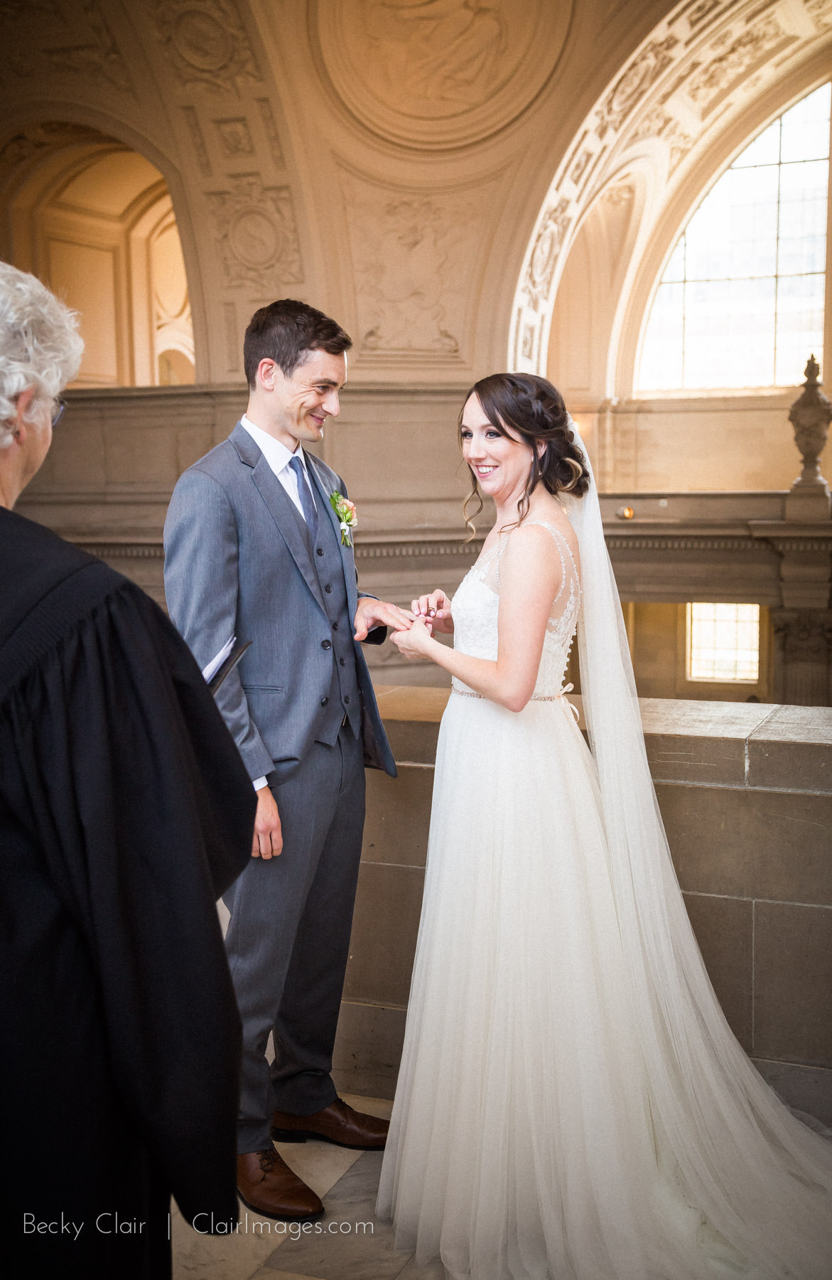 San Francisco Weddings - San Francisco City Hall © Clair Images 2017