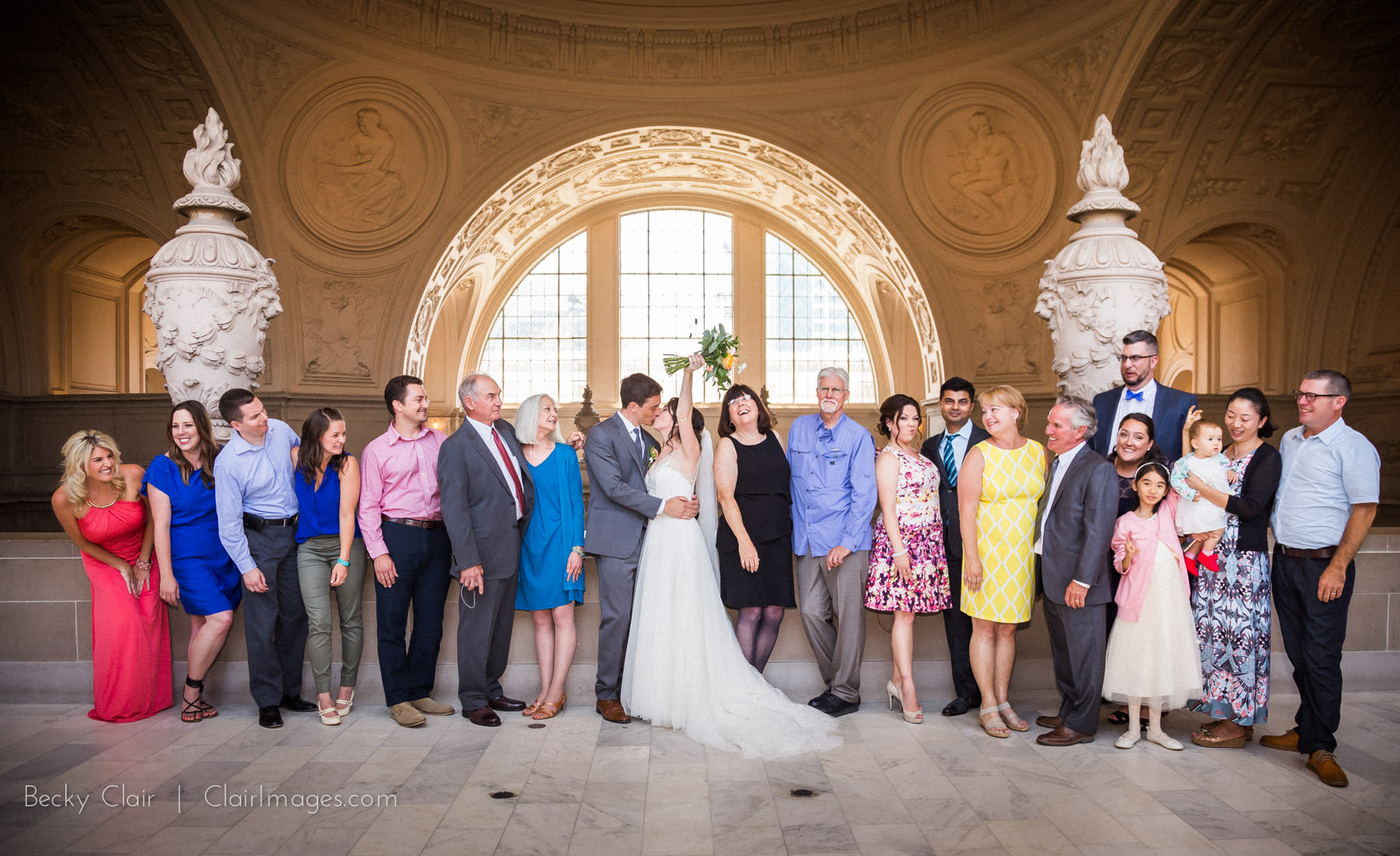 San Francisco Weddings - San Francisco City Hall © Clair Images 2017