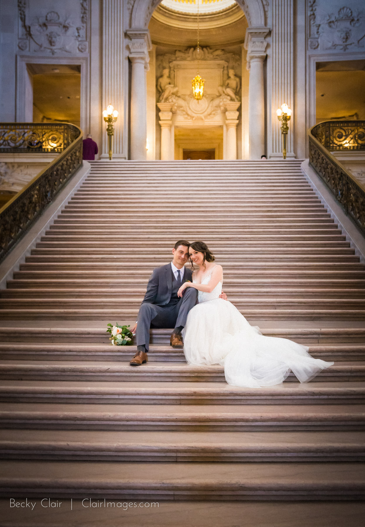 San Francisco Weddings - San Francisco City Hall © Clair Images 2017