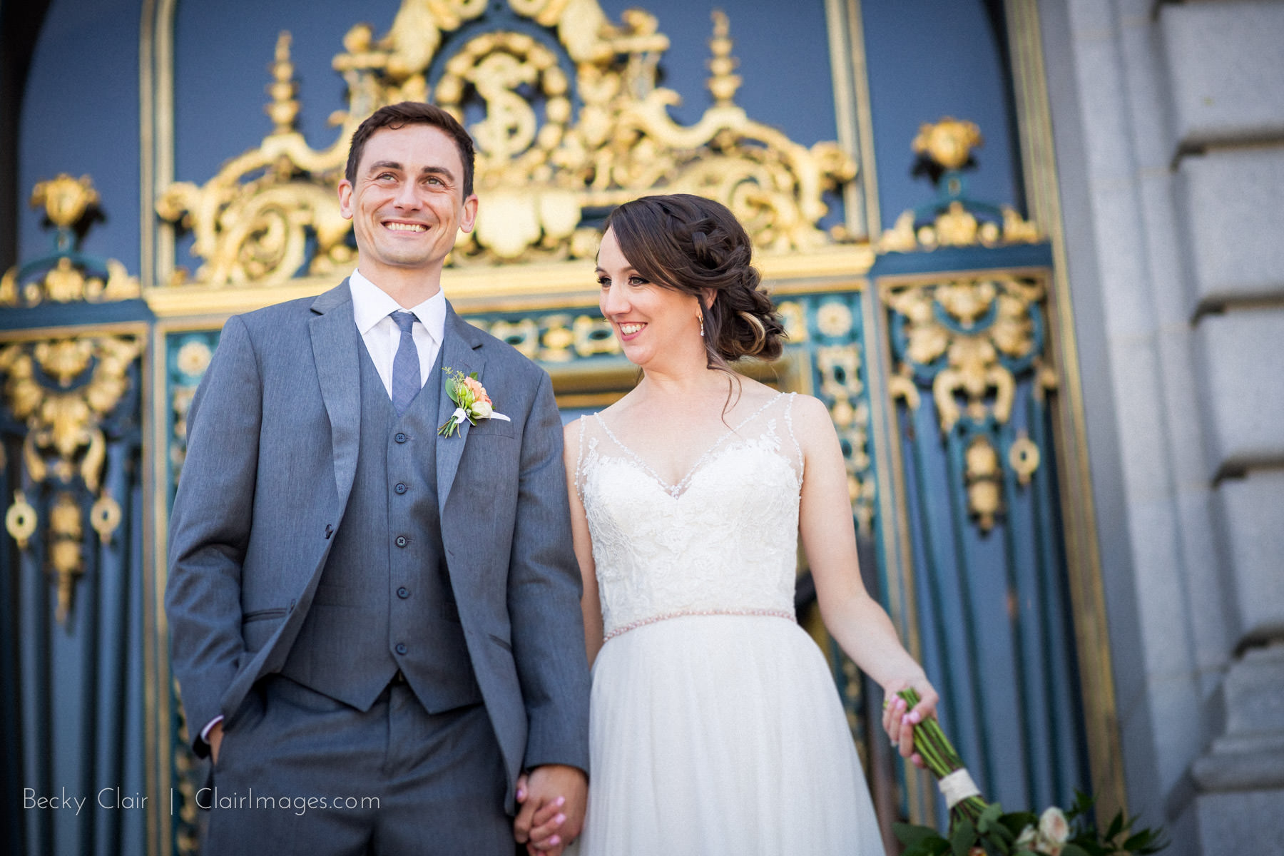 San Francisco Weddings - San Francisco City Hall © Clair Images 2017