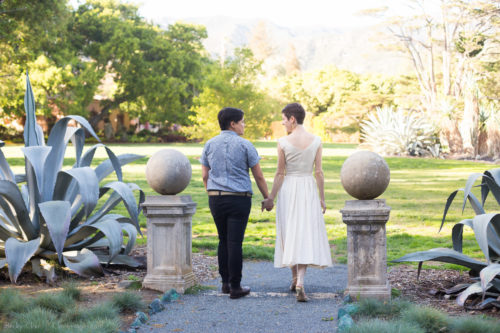 Santa Barbara Engagement Photography - Clair Images - Reese & Lauren's Lotusland Engagement Session