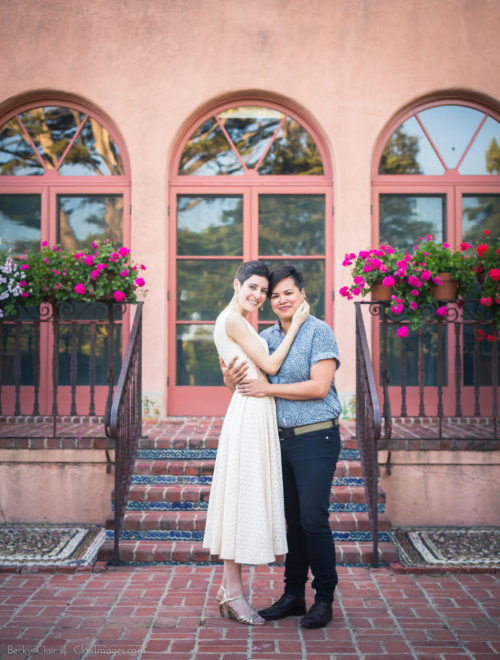 Santa Barbara Engagement Photography - Clair Images - Reese & Lauren's Lotusland Engagement Session