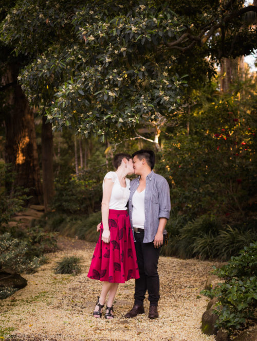 Santa Barbara Engagement Photography - Clair Images - Reese & Lauren's Lotusland Engagement Session